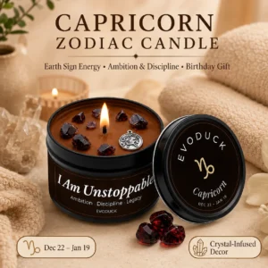 Bougie parfumée Capricorne Oud Tabac 3 oz