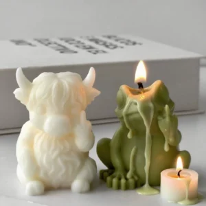 Bougie parfumée en cire de soja, forme originale – 1 pièce