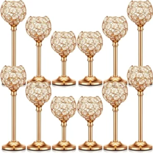 Photophore en métal pour petite bougie chauffe-plat, 1 pièce