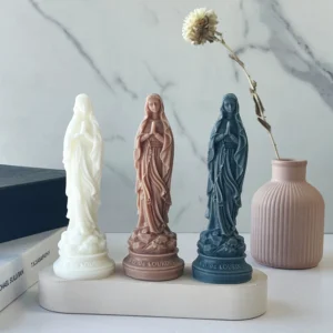 Bougie parfumée Vierge Marie en cire de soja