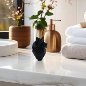 Bougie parfumée 3D en forme de cœur anatomique