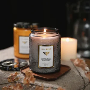 Bougie parfumée en pot de 7 oz en cire de soja